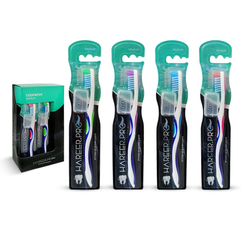 فرشاة اسنان حرير برو HAREER PRO TOOFRESH MEDIUM