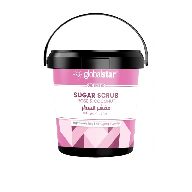 פילינג סוכר ורדים وجوز הודו GLOBAL SUGAR SCRUB 600G