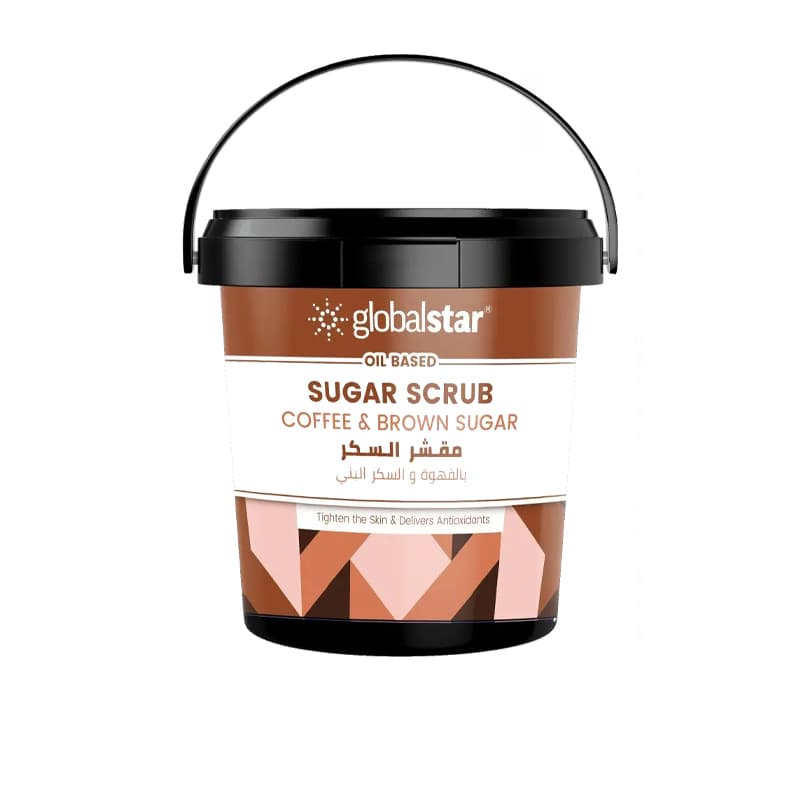 פילינג סוכר קפה والسكر GLOBAL SUGAR SCRUB 600G