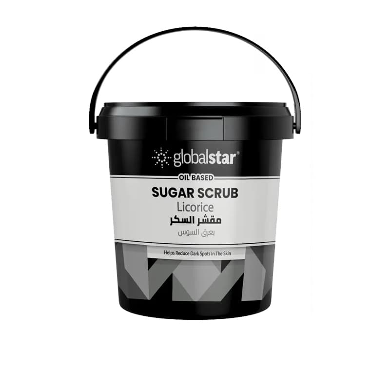 פילינג סוכר דאודורנט السوس GLOBAL SUGAR SCRUB 600G