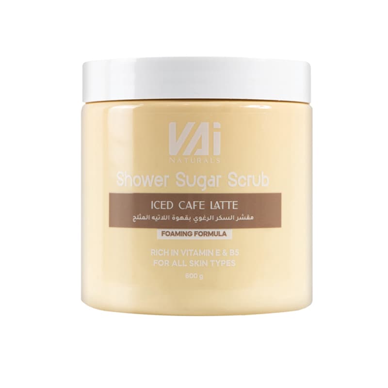 פילינג סוכר פאי VAI SHOWER SUGAR ICED CAFE LATTE 600G