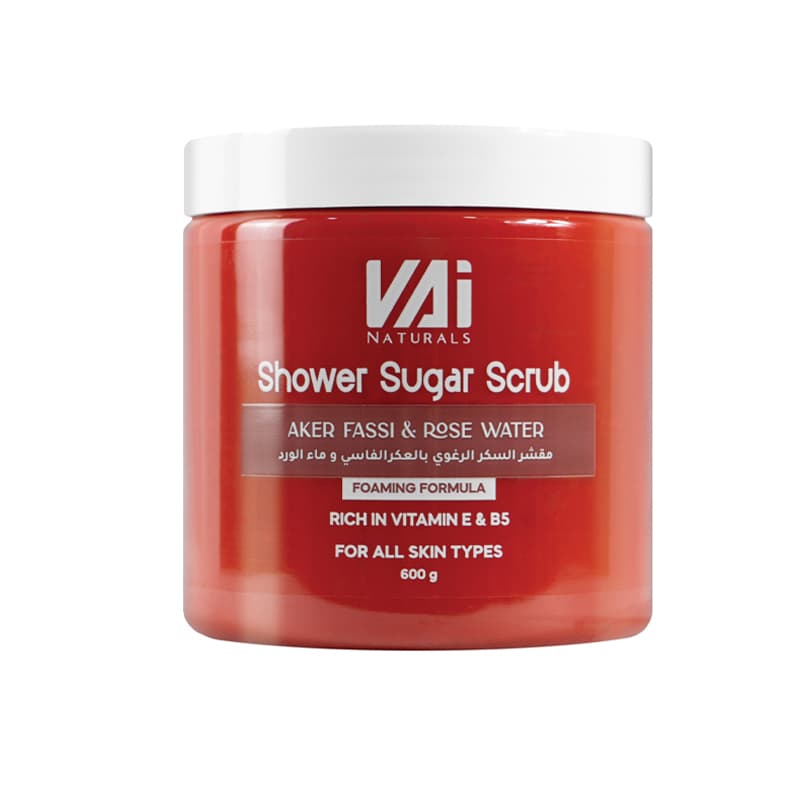 פילינג סוכר פאי VAI SHOWER SUGAR AKER FASSI 600G
