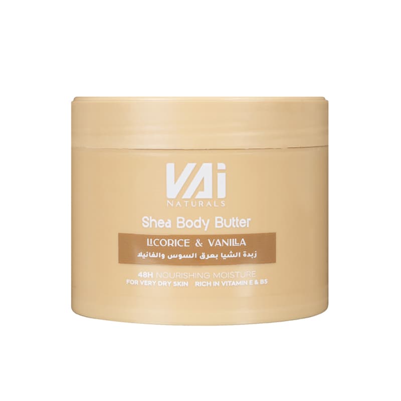 חמאה שיאה פאי VAI SHEA BODY LICORICE & VAN 300ML