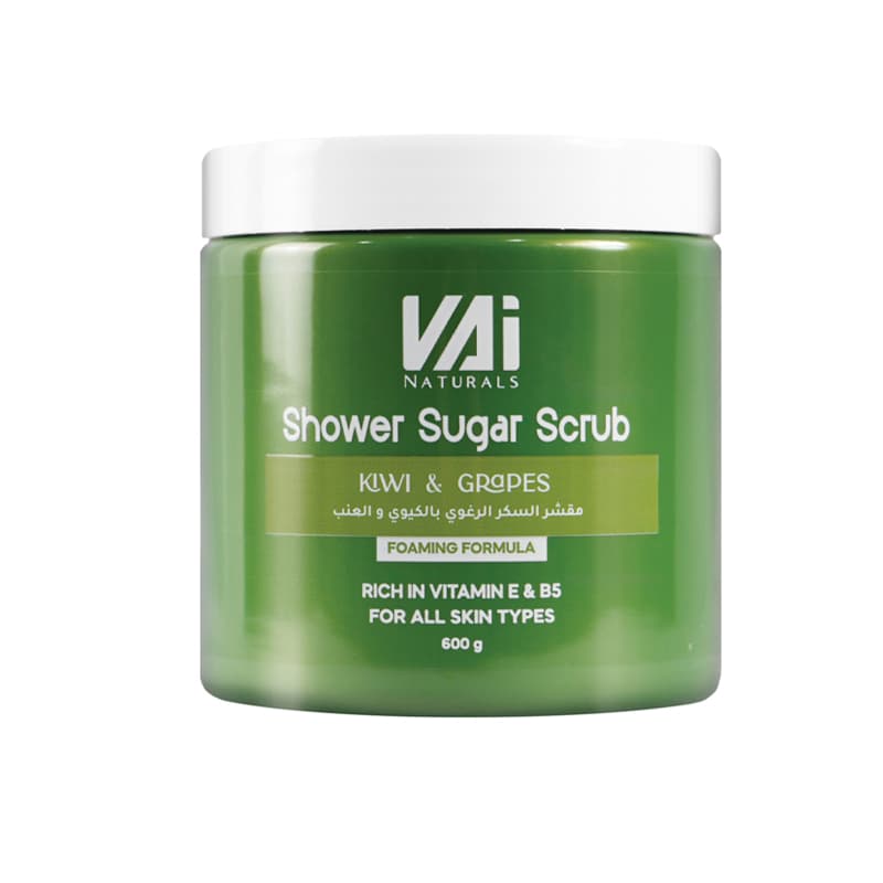 مقشر سكر فاي VAI SHOWER SUGAR KIWI & GRAPES 600G