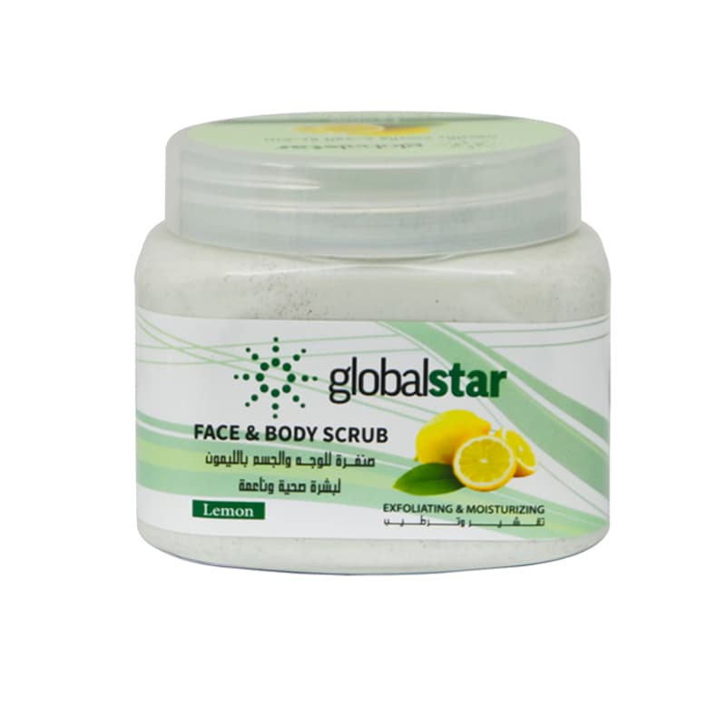 פילינג פנים גלובל باليمون GLOBAL STAR SCRUB 500ML