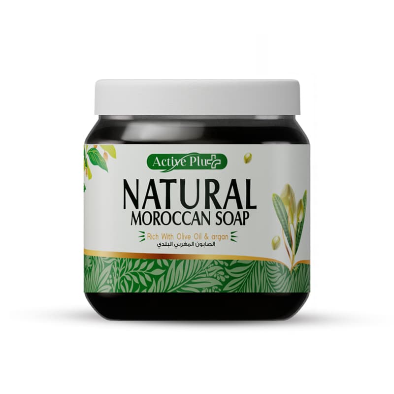 صابون مغربي اكتيف ACTIVE PLUS MOROCCAN SOAP 500G