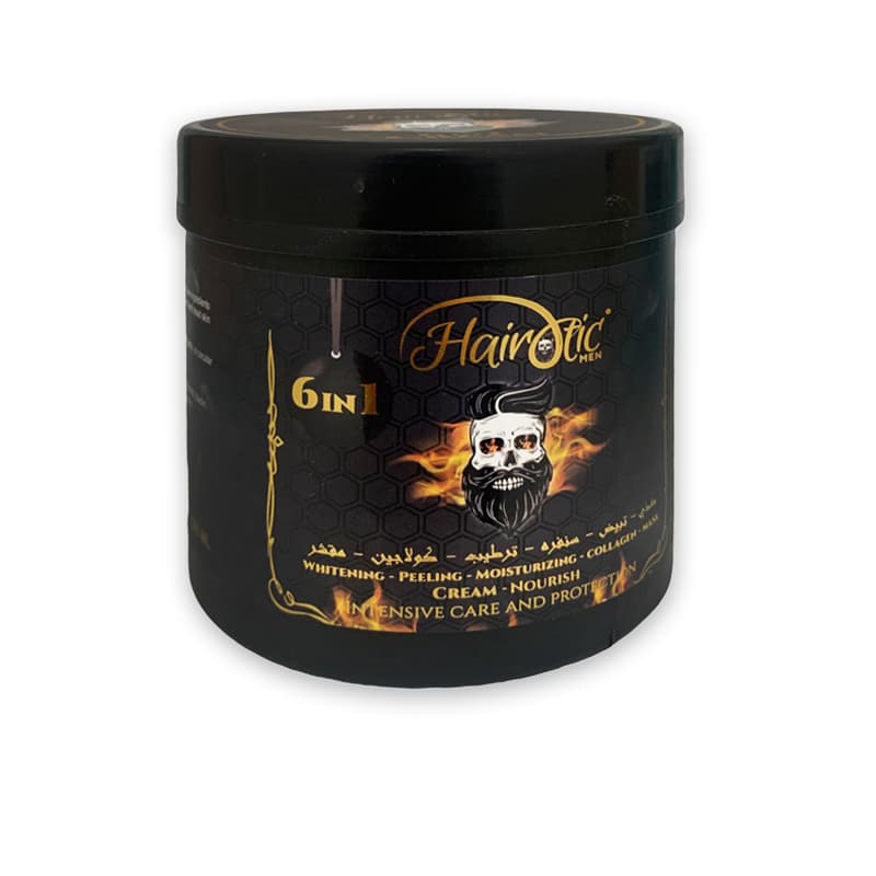 פילינג פנים הירוטיק HAIROTIC 6 IN 1 CREAM 500 ML