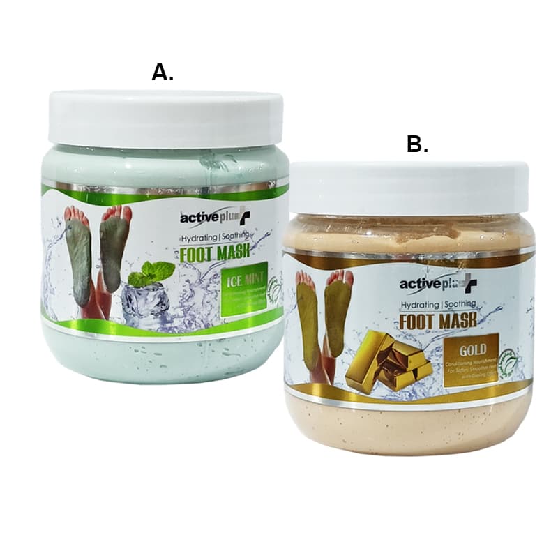 מסכה רגליים אקטיב ACTIVE PLUS FOOT MUSK 500 ML