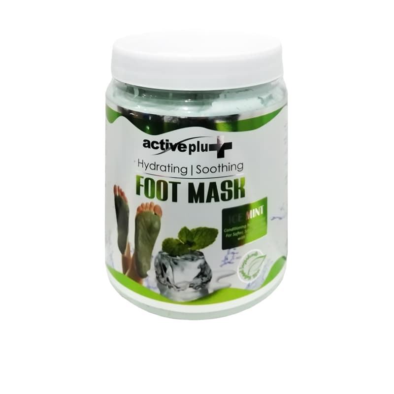 מסכה רגליים אקטיב ACTIVE PLUS FOOT MUSK ICE MINT 1 K