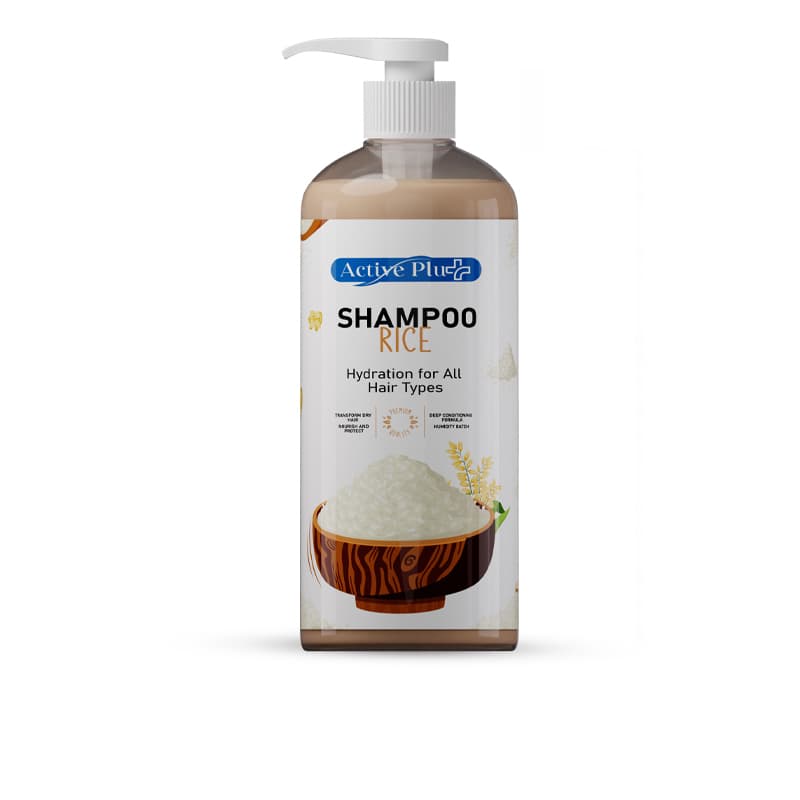 ACTIVE PLUS SHAMPOO RICE 1L