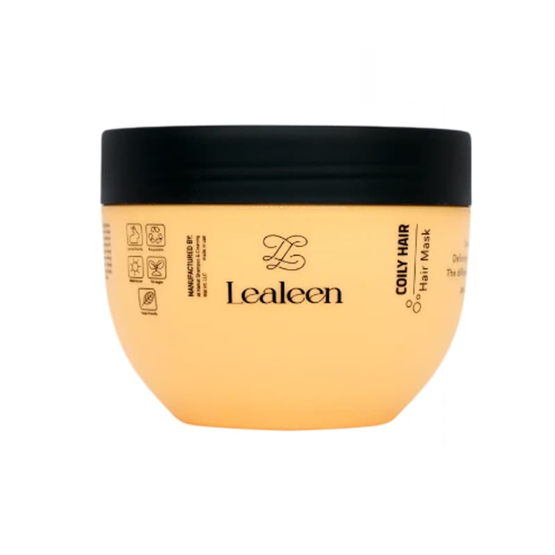 אמבט שמן ליליין LEALEEN HAIR MASK COILY HAIR 300ML