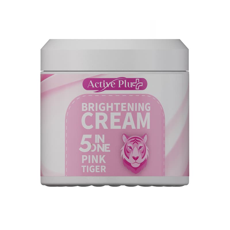קרם הבהרה ולחות אקטיב ACTIVE PLUS PINK TIGER500ML