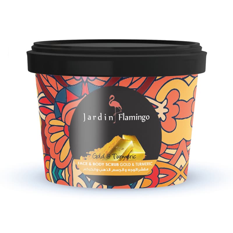 פילינג ג'רדן לפנים והגוף JARDIN FLAMINGO GOLD 400G