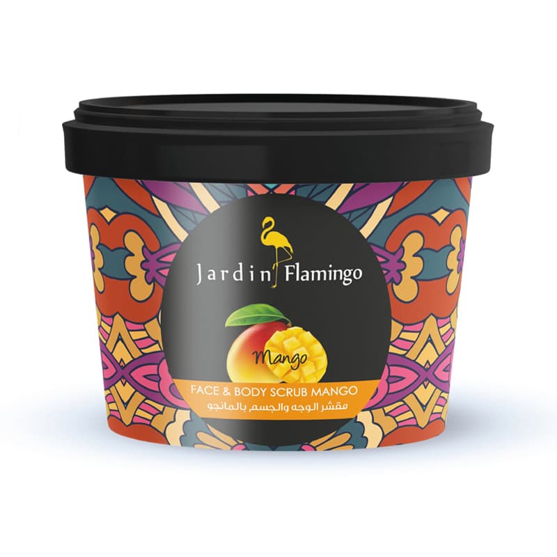 פילינג ג'רדן לפנים והגוף JARDIN FLAMINGO MANGO 400G