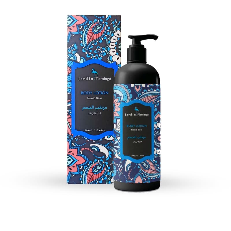לחות הגוף ג'רדן JARDIN FLAMINGO NEELA BLUE 500ML