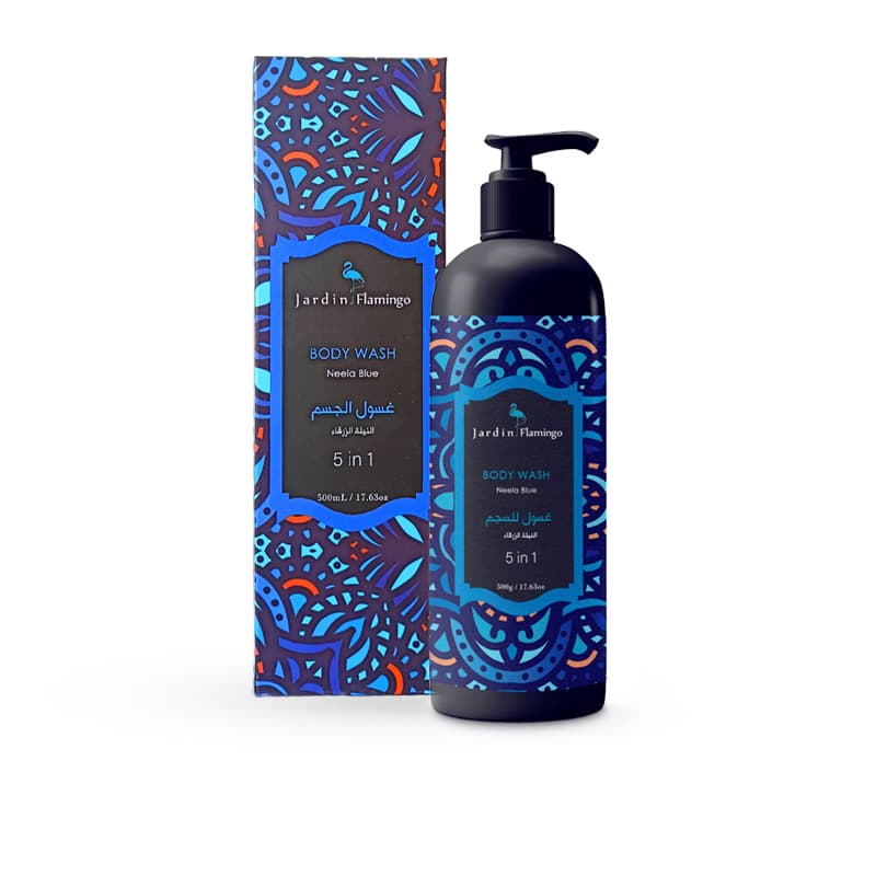 תרחיץ הגוף ג'רדן JARDIN FLAMINGO NEELA BLUE 500ML