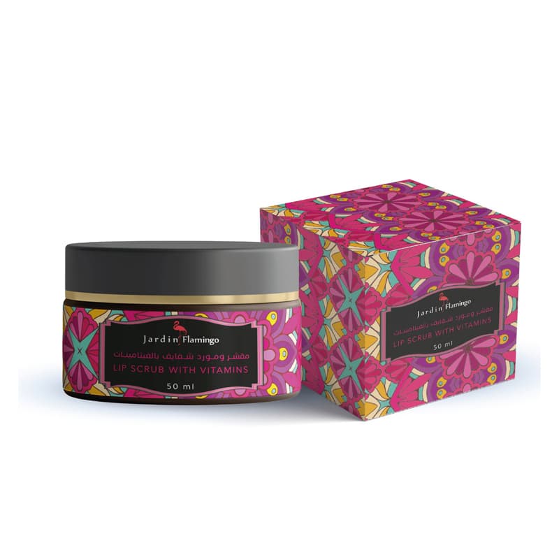 פילינג ومورد שפתיים ג'רדן JARDIN FLAMINGO LIP SCRUB 50G