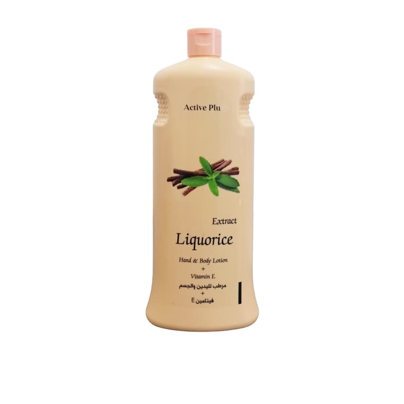 תחליב אקטיב פלוס ACTIVE PLUS LIQUORICE 600ML
