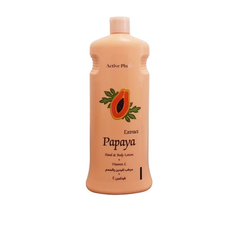 תחליב אקטיב פלוס ACTIVE PLUS PAPAYA 600ML