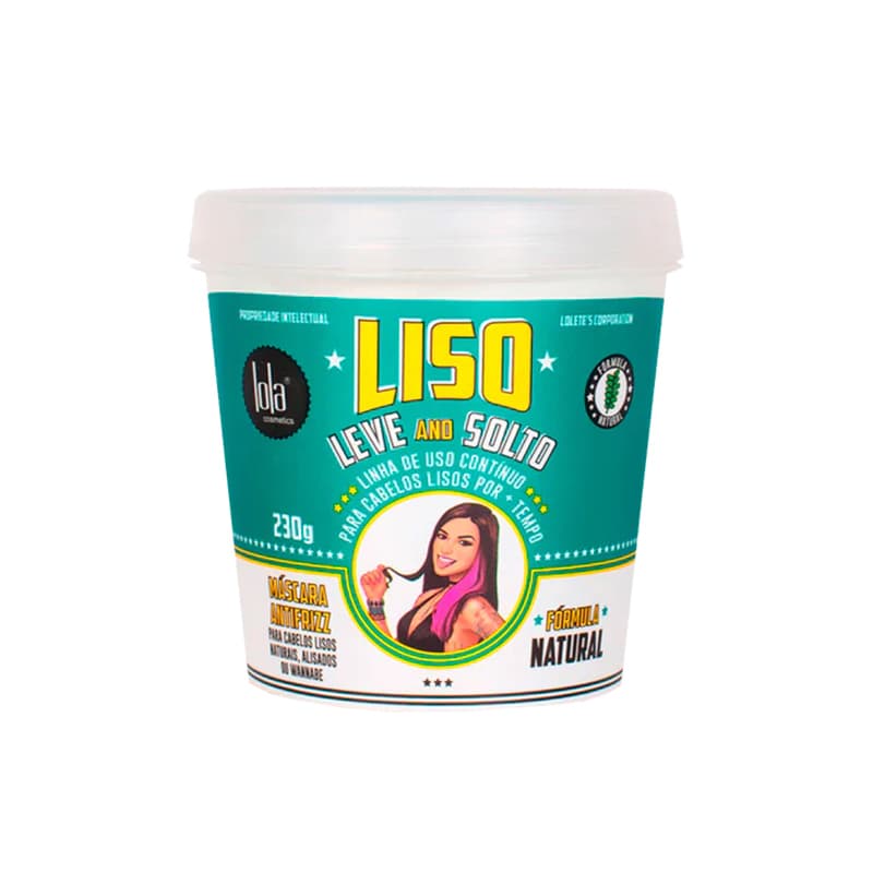 מסכה ומסכה שיער לולה LOLA LISO LEVE & SOLTO 230G