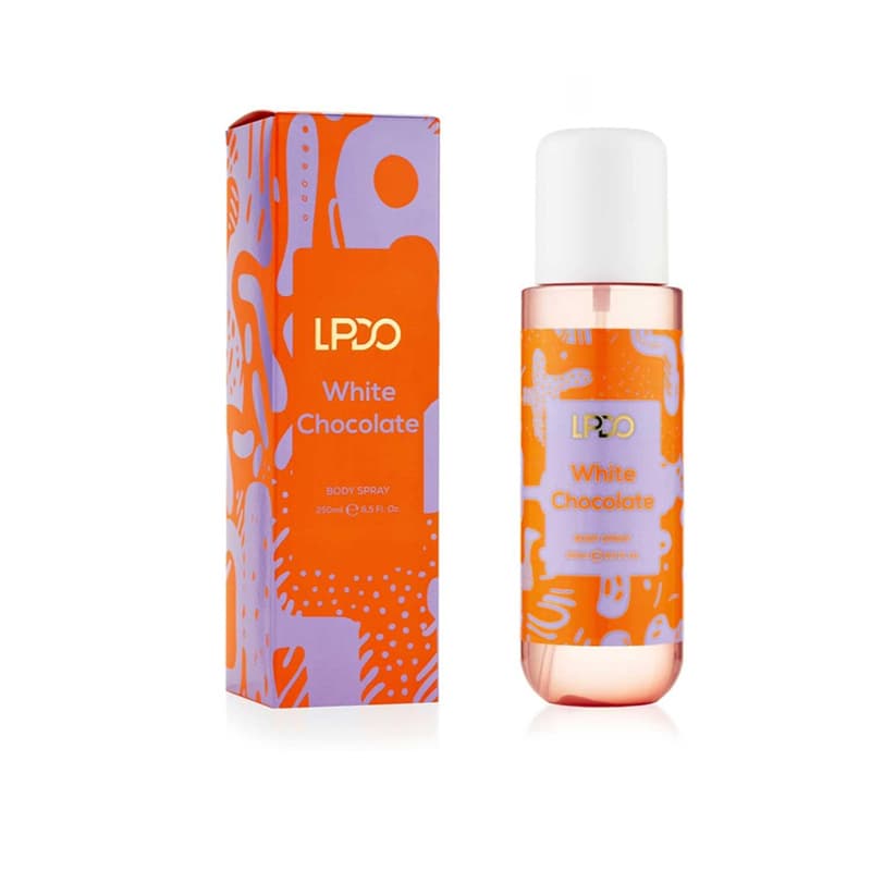 בודי ספלאש לאבודו LPDO WHITE CHOCOLATE SPRAY 250ML