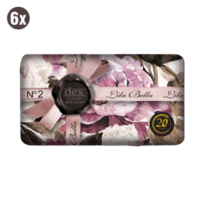 סבון אבן דקס לילה בלה DEX LILA BELLA SOAP 6PCS