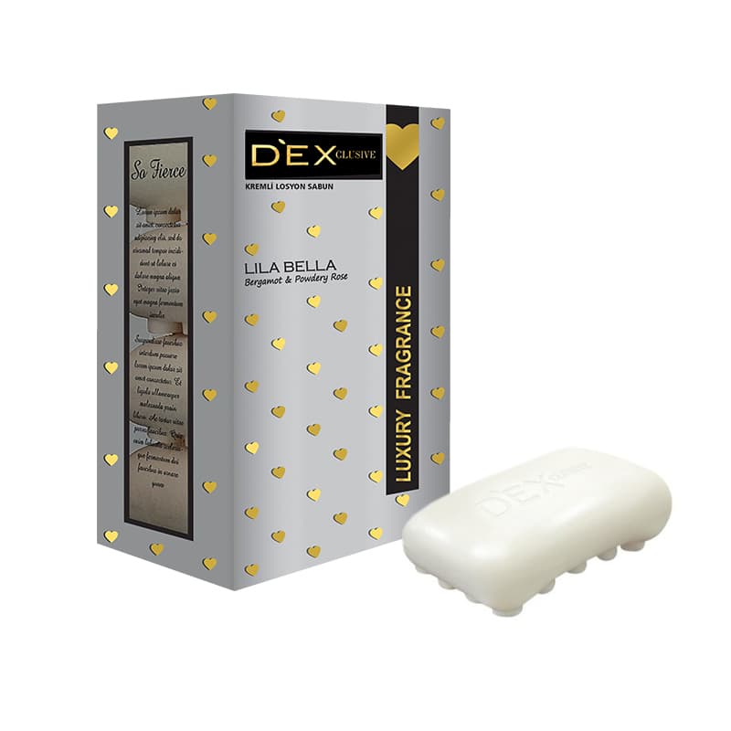 סבון אבן דקס לילה בלה DEX LILA BRLLA SOAP 4PCS