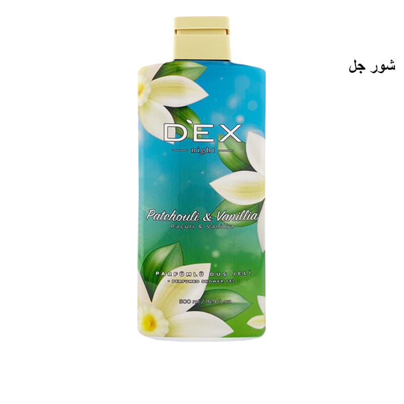 ג'ל רחצה ג'ל דקס נייט DEX NIGHT PATCHOULI 500 ML