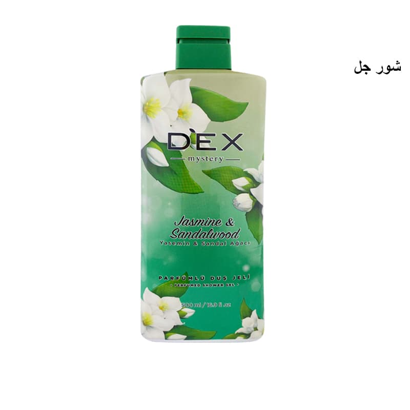 ג'ל רחצה ג'ל דקס יסמין DEX JASMINE SANDALWOOD 500 ML
