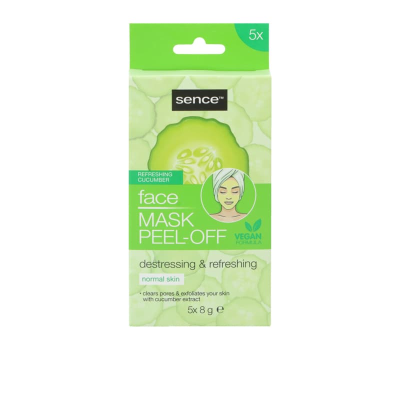 מסכה פנים סנס SENCE CUCUMBER PEEL OFF MASK 5*8G