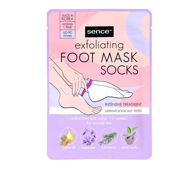 מסכה רגליים סנס SENCE FOOT EXFOLIATING MASK 40GR