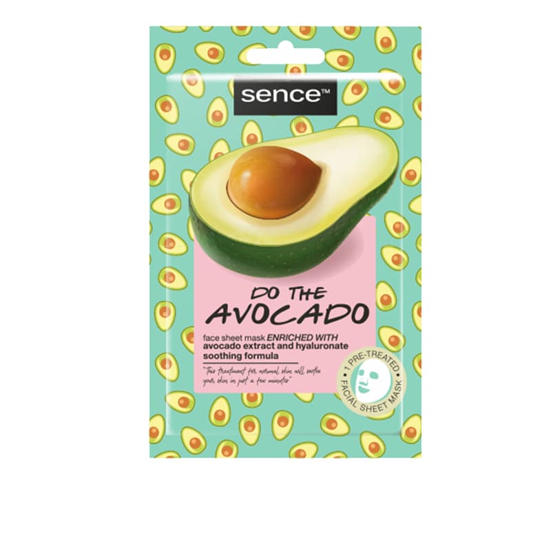 מסכה בד סנס SENCE FACIAL SHEET MASK AVOCAO 20 ML