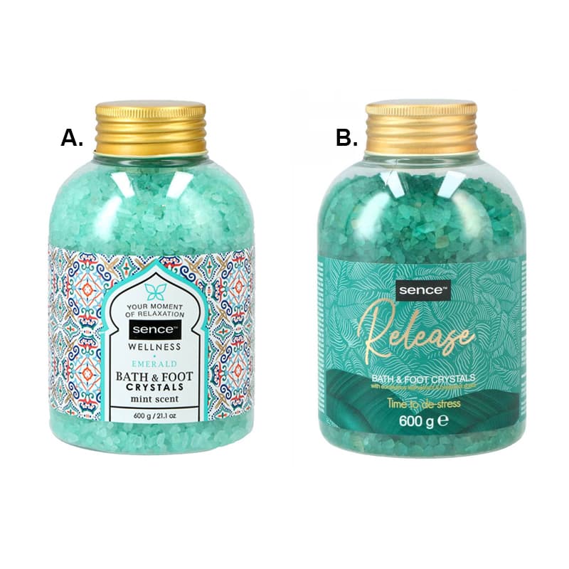 מלח סנס לאמבטיה SENCE EMERALD BATH&FOOT 600GR
