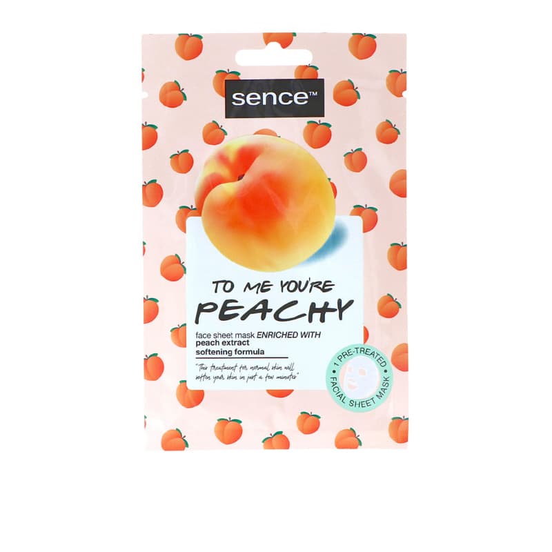 מסכה בד סנס SENCE FACIAL SHEET MASK PEACHY 20 ML
