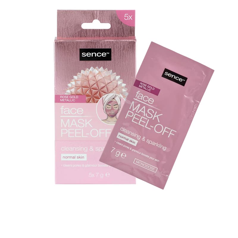 מסכה פנים סנס SENCE ROSE GOLD PEEL OFF MASK 5*7G