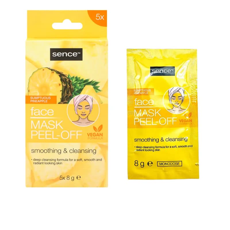 מסכה פנים סנס SENCE PINEAPPLE PEEL OFF MASK 5*8G