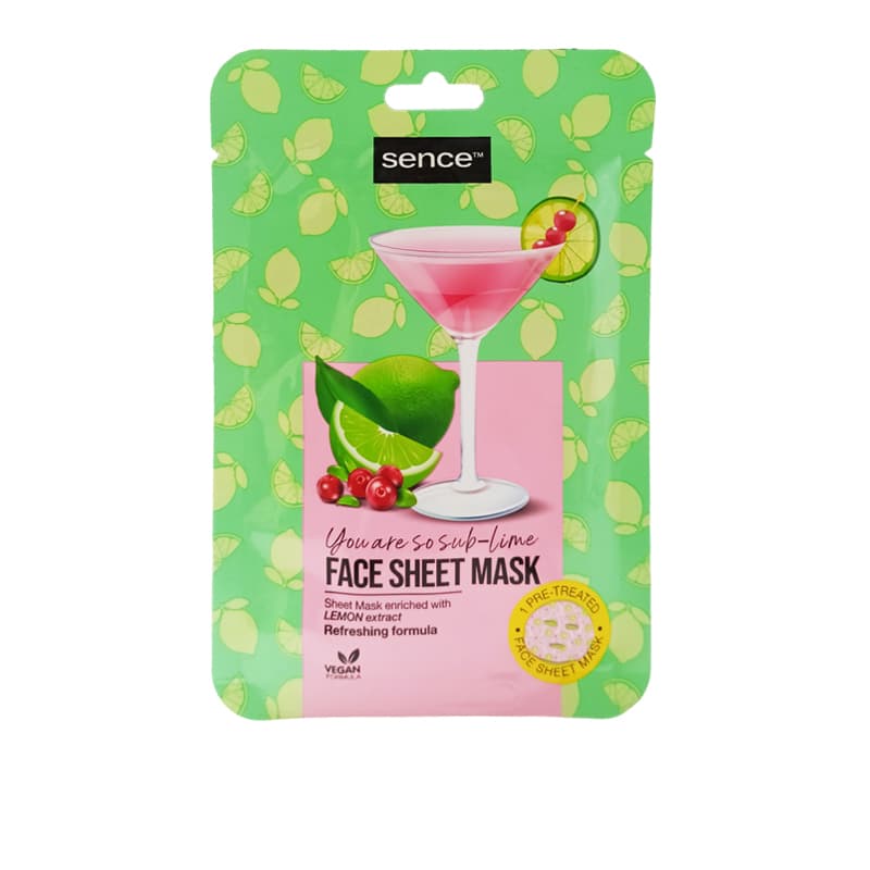 מסכה בד סנס SENCE LEMON FACE MASK 23G
