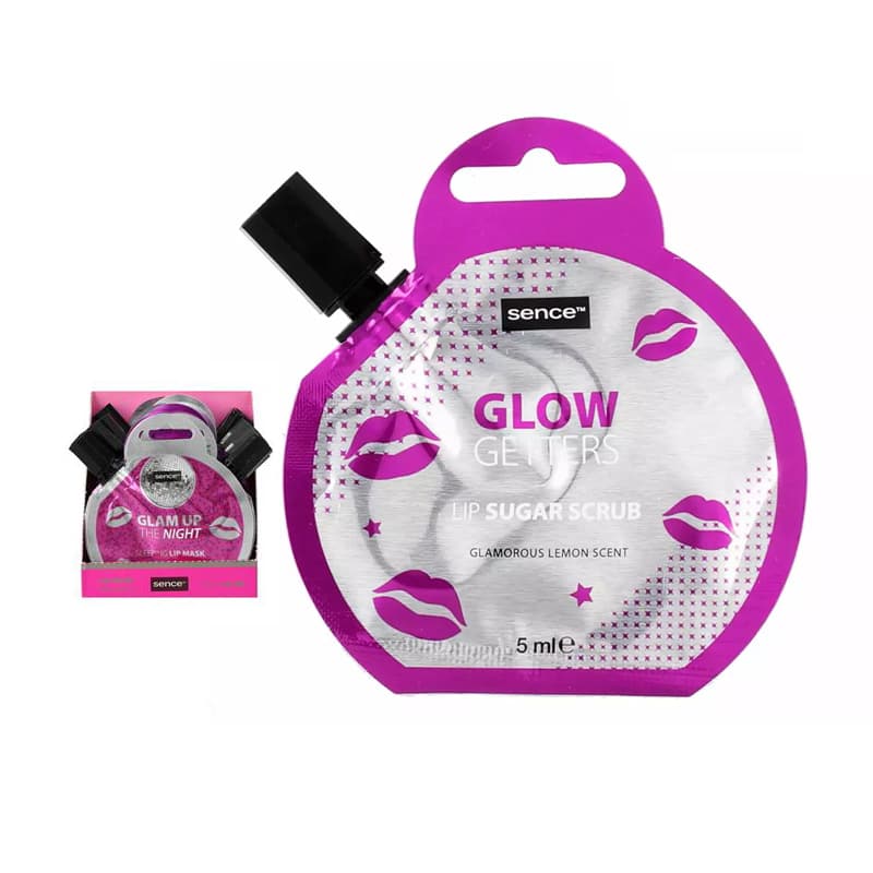 מסכה סנס לשפתיים SENCE LIP MASK SUGAR SCRUBGLAM 5ML