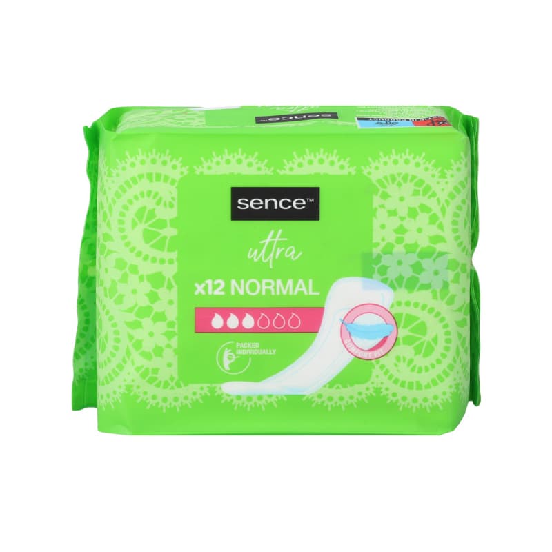 فوط ستاتي سينس SENCE SANITARY WINGS 12PCS