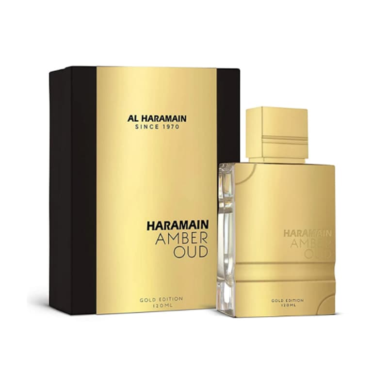عطر الحرمين عنبر عود AMBER OUD GOLD EDITION 120 ML
