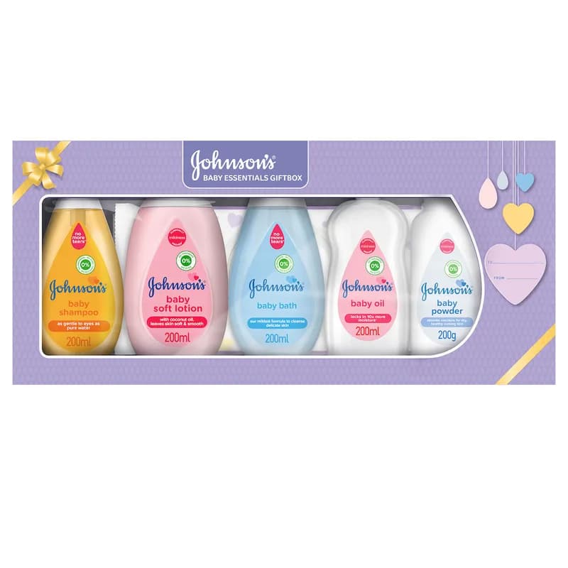 طقم جونسون للاطفال JOHSON BABY GIFT BOX SET