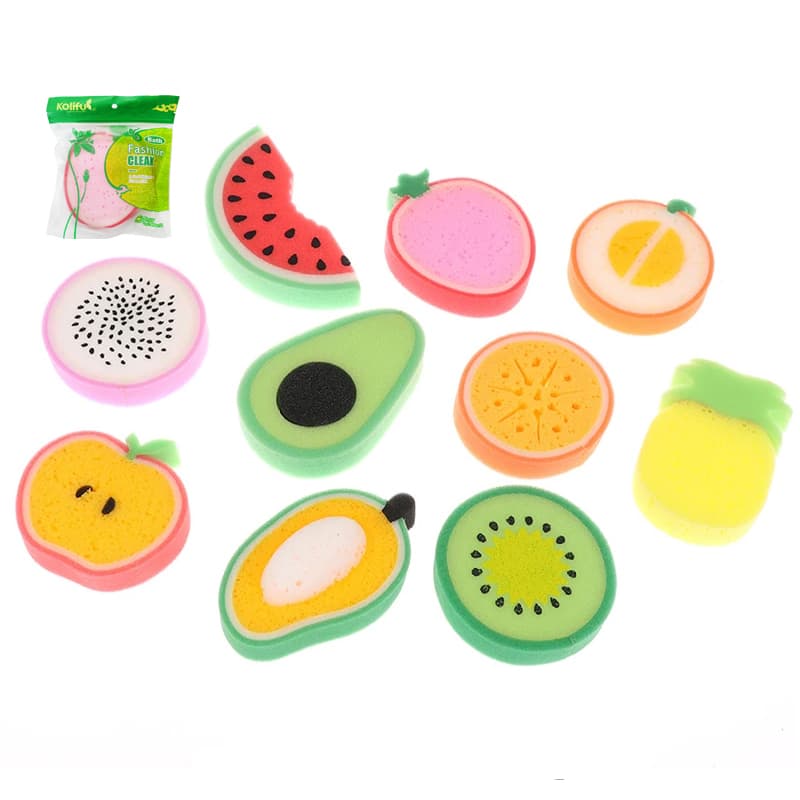 ليفة حمام اطفال فواكه KOLIFU FASION CLEAN