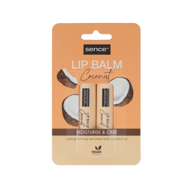 שפתון לחות SENCE COCONUT LIPBALM 2*4.3GR
