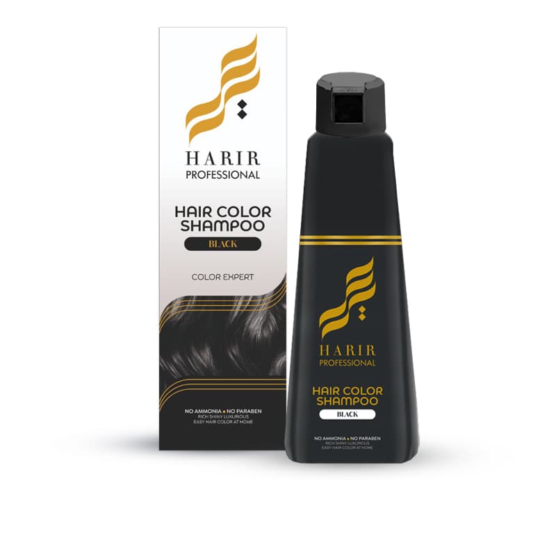 שמפו שיבה חריר פרו שחור HAREER PRO HAIR 200 ML