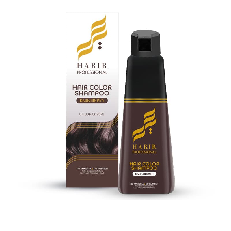שמפו שיבה חריר פרו חום כהה HAREER PRO HAIR 200 ML