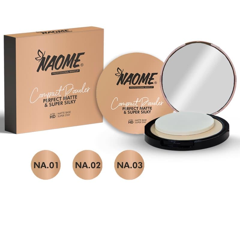 פודרה אבן كومباكت נעומי NAOME COMPACT POWDER