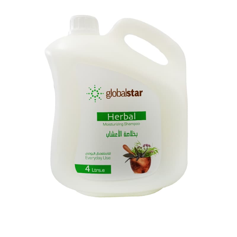 שמפו גלובל עשבי תיבול GLOBAL HERBAL HAIR SHAMPOO 4 L