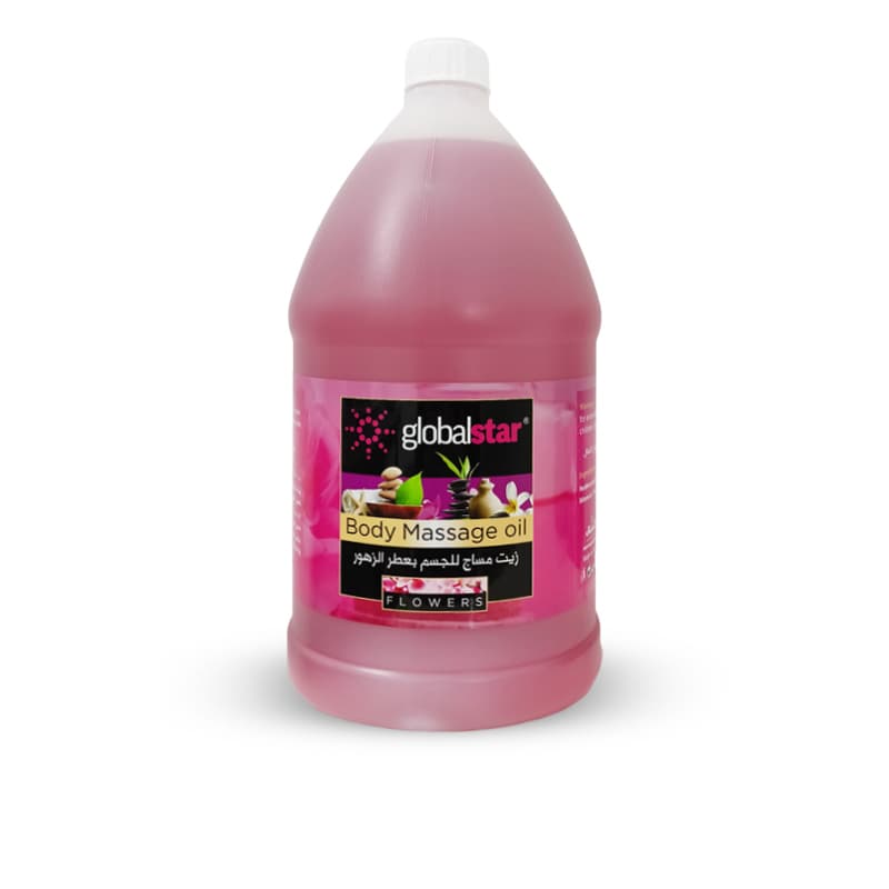 שמן עיסוי גלובל بالزهور GLOBAL STAR 3800 ML