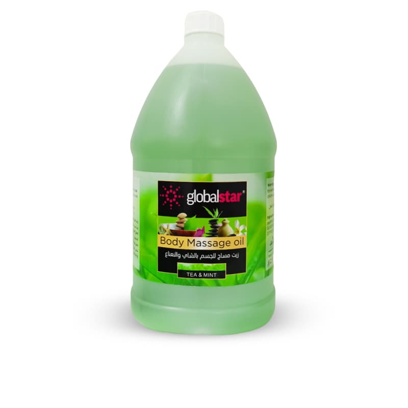 שמן עיסוי גלובל תה ونعنع GLOBAL STAR 3800 ML