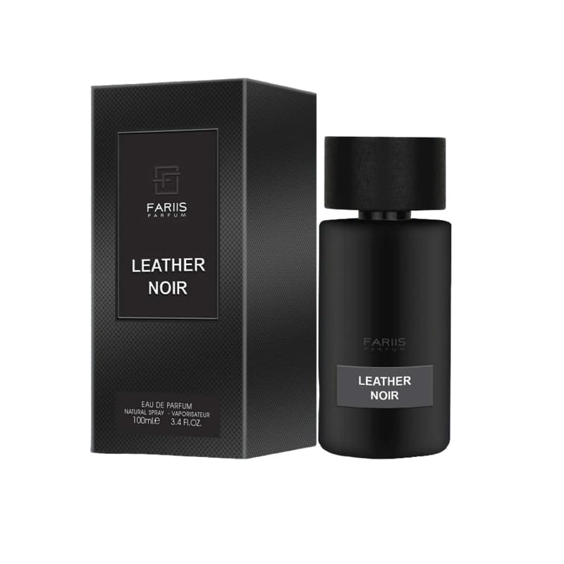 عطر فارس FARIIS LETHER NOIR EDP 100 ML